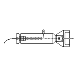 Axon Threaded Holder With Suction Port and Wire