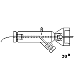 Axon Threaded Holder With Suction and Perfusion Ports and Wire