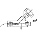 Axon Threaded Holder, 30 deg., With Suction and Perfusion Ports and Wire