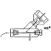 Axon Threaded Holder, 45 deg., With Suction and Perfusion Ports and Wire