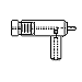 2 mm Jack Holder, Narrow, 90 deg., With Suction Port and Pellet