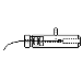 2 mm Jack Holder, Narrow, With Suction Port and Wire