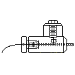 2 mm Jack Holder, 90 deg., With Suction Port and Wire