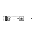 2 mm Pin Holder, Narrow With Pellet