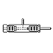 2 mm Pin Holder, Narrow, With Suction Port and Pellet