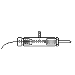 2 mm Pin Holder, Narrow, With Suction Port and Wire