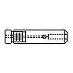 2 mm Jack Holder, Narrow With Pellet