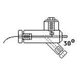 2 mm Jack Holder, 90 deg., With Suction and Perfusion Ports and Wire