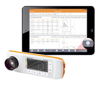 MIR Spirobank II Smart Bluetooth Spirometer for iPad
