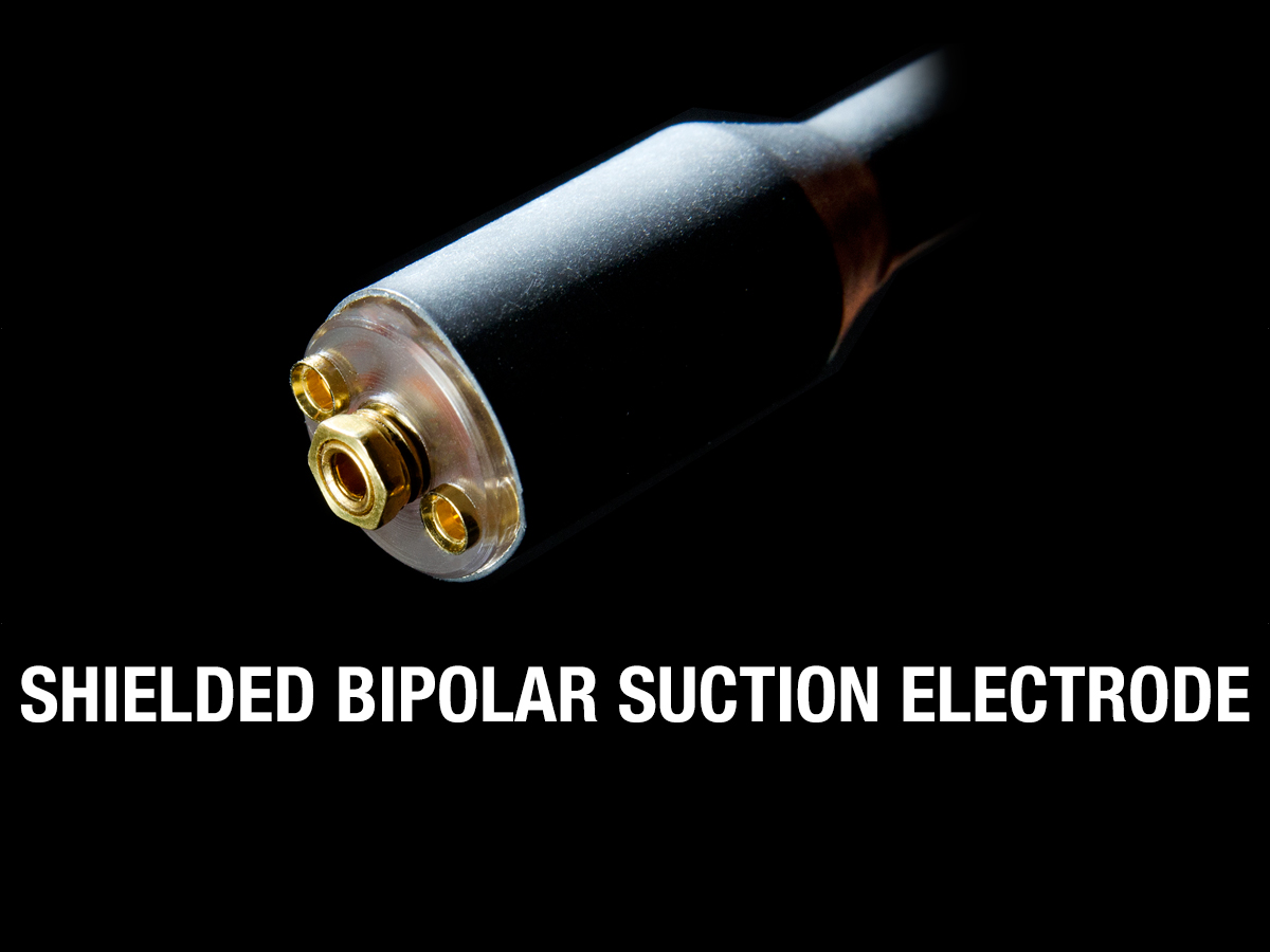 Shielded Bipolar Suction Electrode Ports